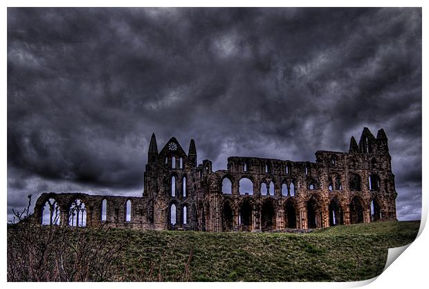 Whitby Abbey Print by Ray Hammond