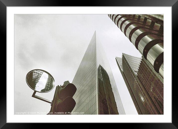 The City of London Framed Mounted Print by Kevin Plunkett