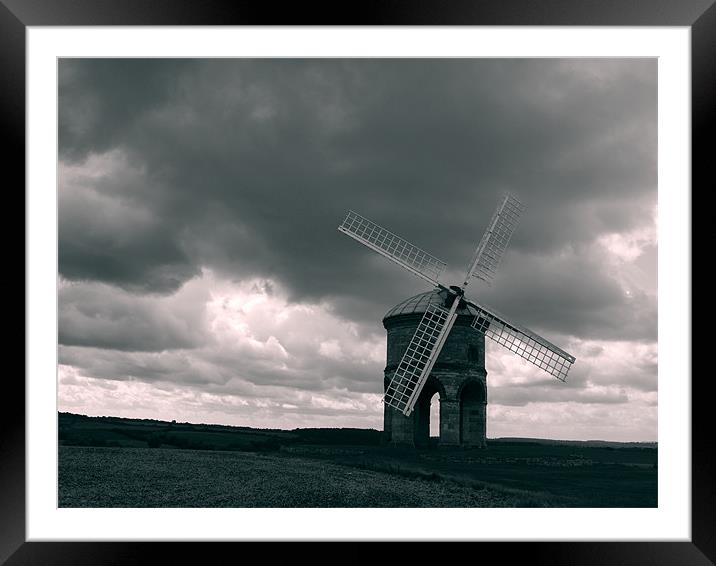 Windmill Framed Mounted Print by steve porter