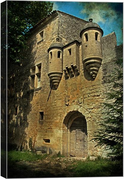 The Castle of Javon France Canvas Print by Jacqi Elmslie