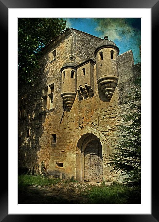 The Castle of Javon France Framed Mounted Print by Jacqi Elmslie