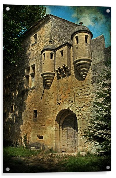The Castle of Javon France Acrylic by Jacqi Elmslie