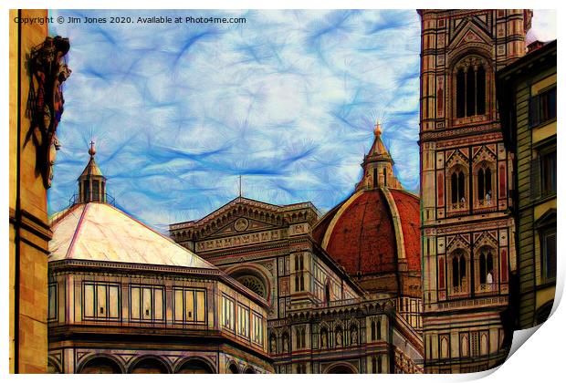 Artistic Florence Print by Jim Jones