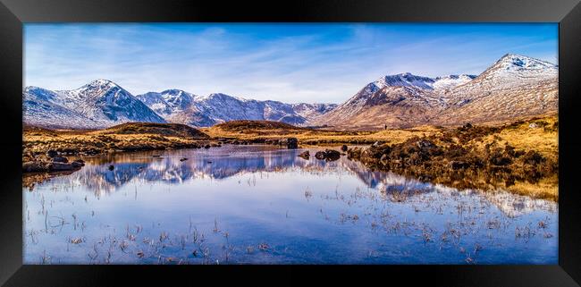 Loch Ba at Rannoch Moor Framed Print by John Frid