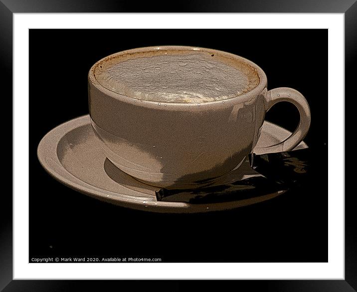 Coffee is Served Framed Mounted Print by Mark Ward