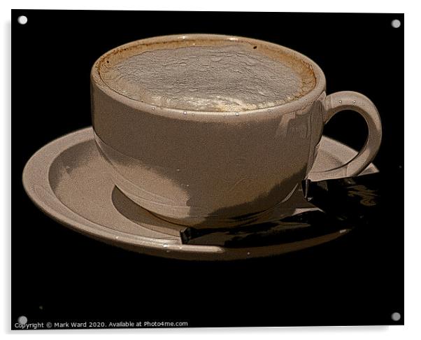 Coffee is Served Acrylic by Mark Ward