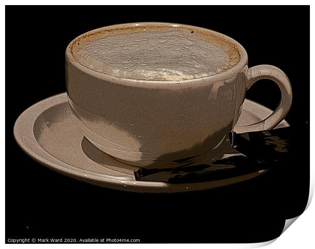 Coffee is Served Print by Mark Ward