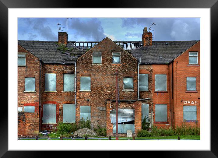 Urban Dereliction. Framed Mounted Print by Ray Hammond