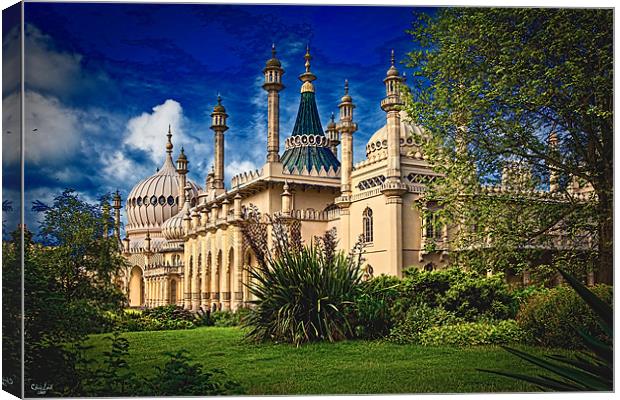 The Prince's Seaside Palace Canvas Print by Chris Lord