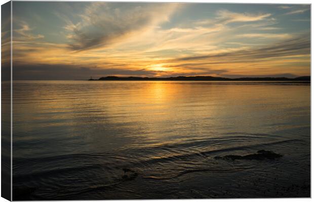 Sunset over Crow Point  Canvas Print by Tony Twyman