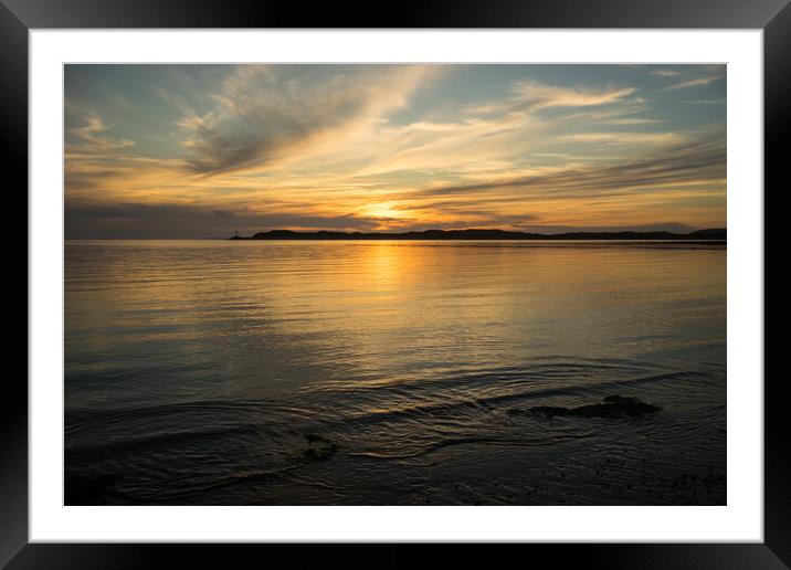 Sunset over Crow Point  Framed Mounted Print by Tony Twyman