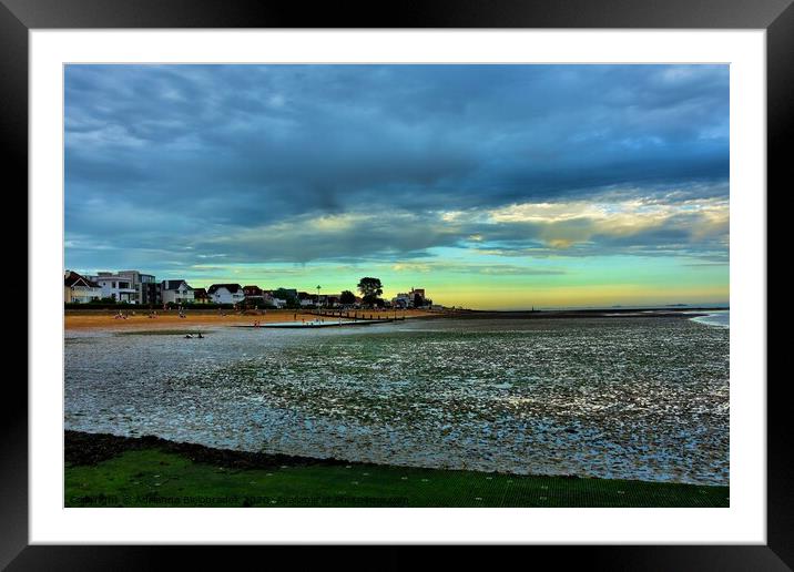 Sky cloud Framed Mounted Print by Adrianna Bielobradek