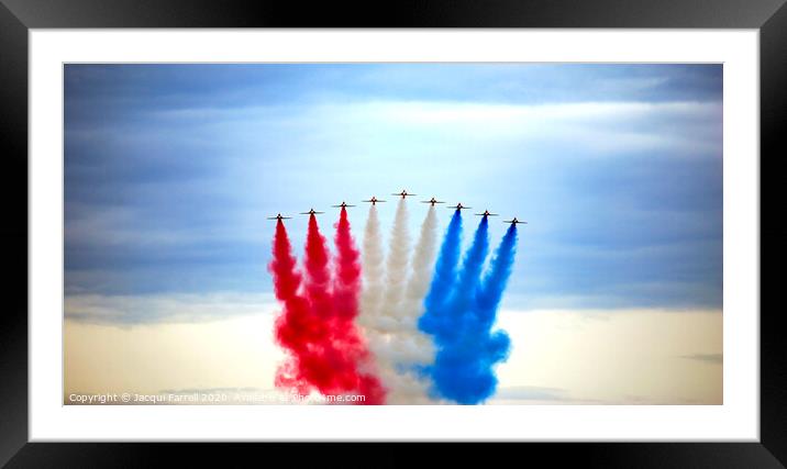 The Red Arrows  Framed Mounted Print by Jacqui Farrell