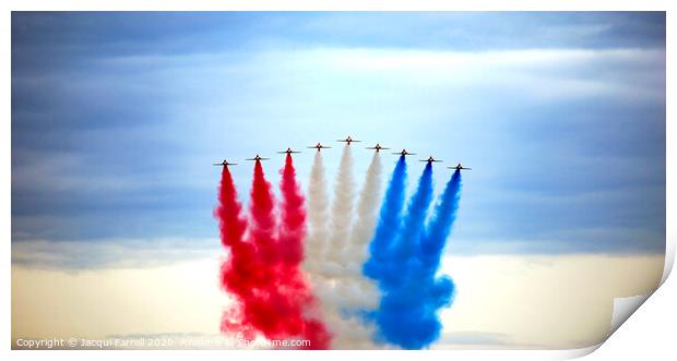 The Red Arrows  Print by Jacqui Farrell