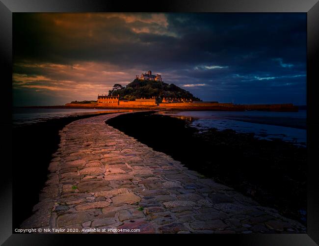 St Michael's Mount Cornwall Framed Print by Nik Taylor