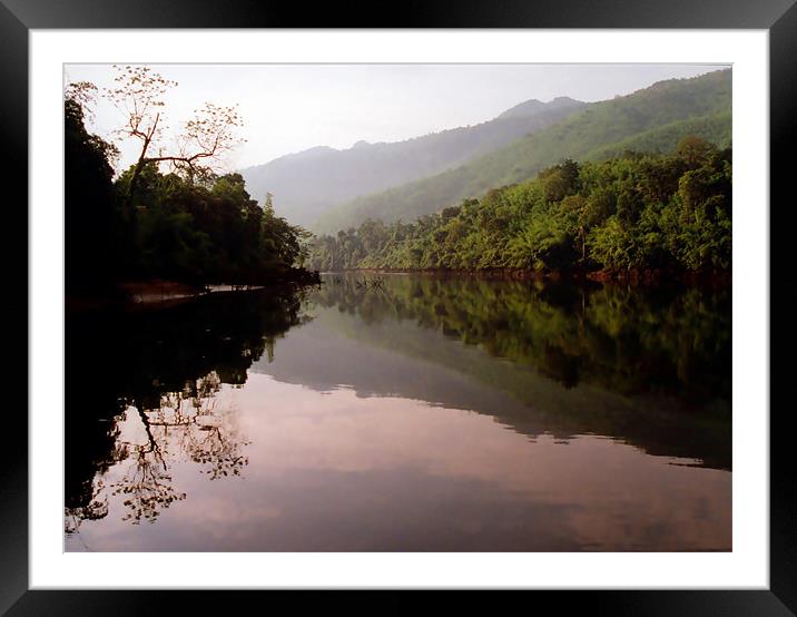 The River Kwai Framed Mounted Print by Serena Bowles