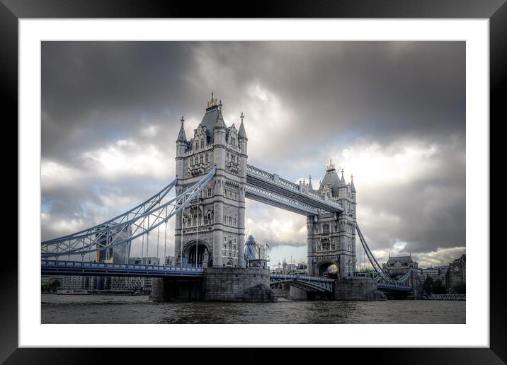 Tower Bridge Framed Mounted Print by Mark Jones
