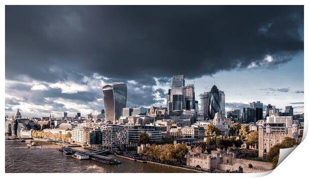 The City of London Print by Mark Jones