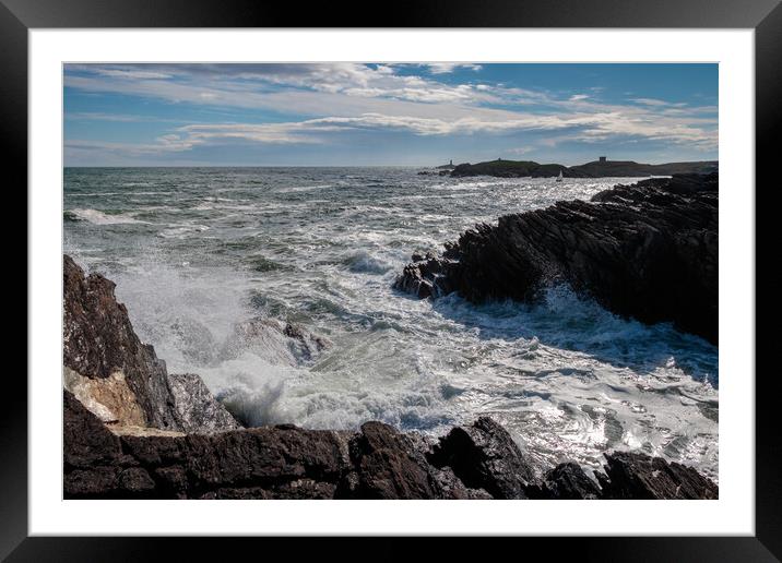 Mighty Sea Waves Framed Mounted Print by Wendy Williams CPAGB