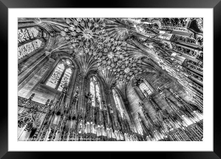 St Giles Cathedral Thistle Chapel Framed Mounted Print by David Pyatt