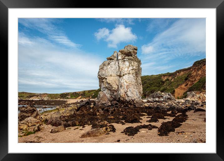 The Enchanting Beauty of Porth Padrig Beach Framed Mounted Print by Wendy Williams CPAGB