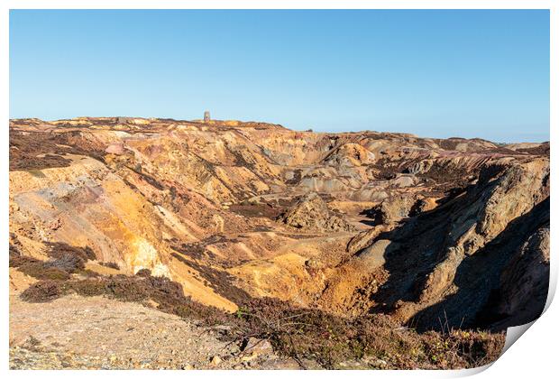 Colourful Copper Mine Print by Wendy Williams CPAGB