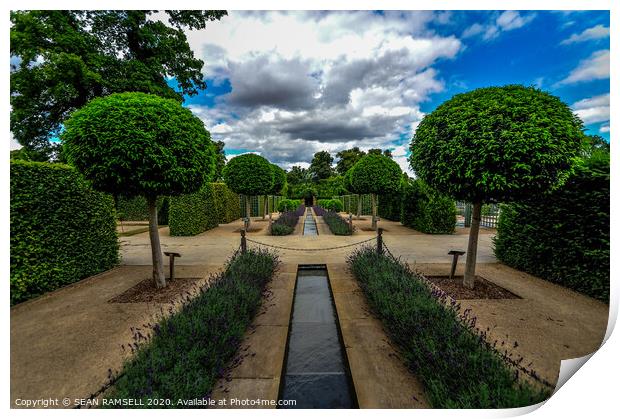 Burghley House  Print by SEAN RAMSELL