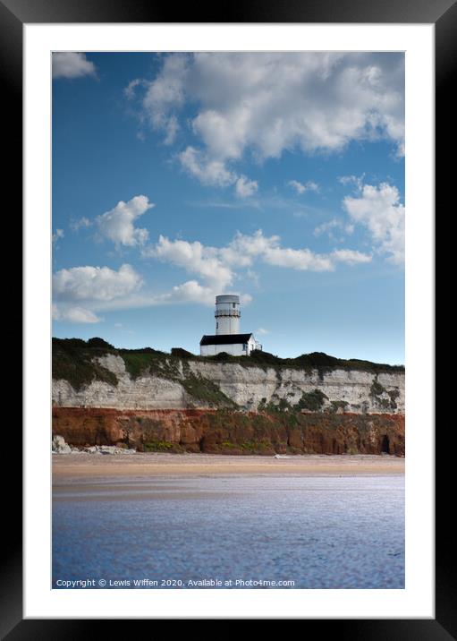 Lighthouse lookout Framed Mounted Print by Lewis Wiffen