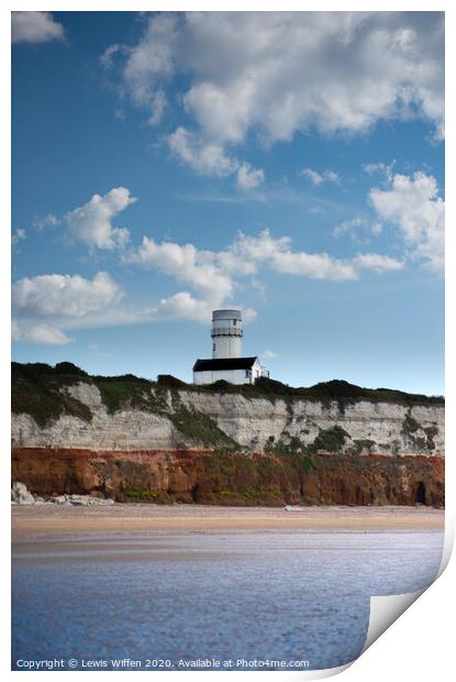 Lighthouse lookout Print by Lewis Wiffen