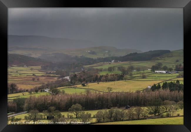Bright and Damp Upper Teesdale 1 Framed Print by Richard Laidler