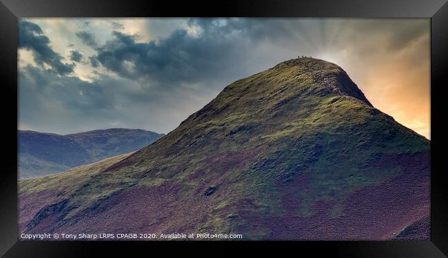 CATBELLS' SUNSET Framed Print by Tony Sharp LRPS CPAGB