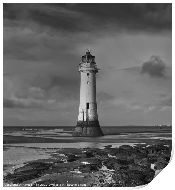 New Brighton Lighthouse Print by Kevin Smith