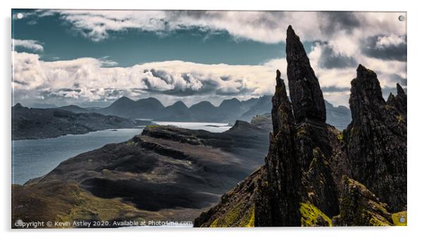 The Isle of Skye 'The Imposing Old Man' Acrylic by KJArt 