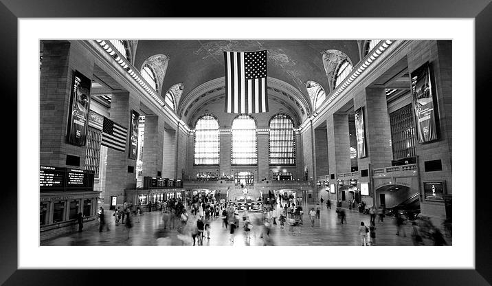 Grand Central Framed Mounted Print by Simon Wrigglesworth