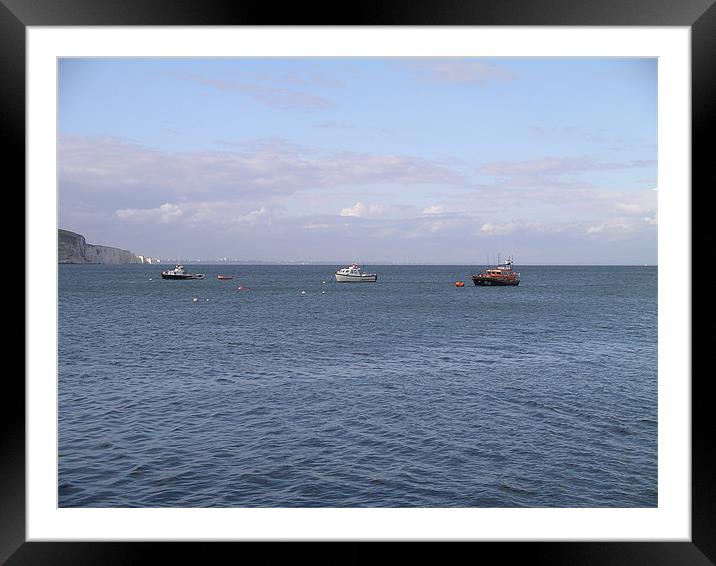 Swanage Bay Framed Mounted Print by Mike Streeter