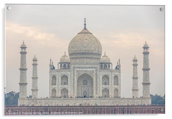 Taj Mahal Acrylic by Thomas Herzog