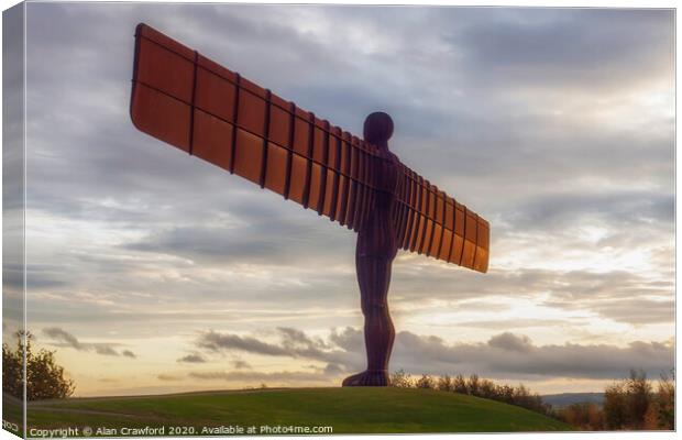 Angel of the North Canvas Print by Alan Crawford