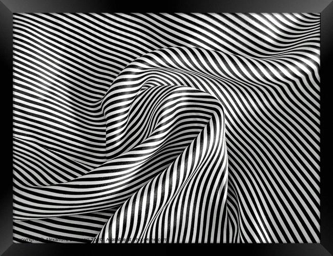 Silk Swirls Framed Print by Alexandra Lavizzari