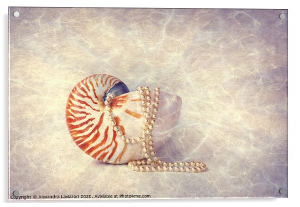 Treasures Of The Sea  Acrylic by Alexandra Lavizzari