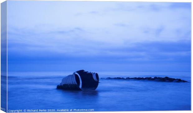 Mary`s shell - Cleveleys Canvas Print by Richard Perks