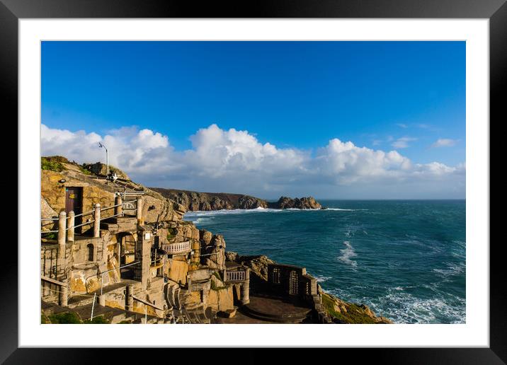 The Minack Theatre Porthcurno Framed Mounted Print by David Wilkins