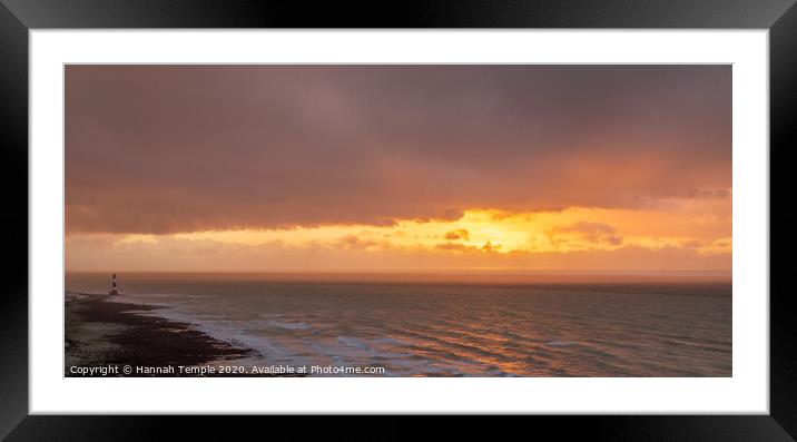 Beachy Head Sunrise Framed Mounted Print by Hannah Temple