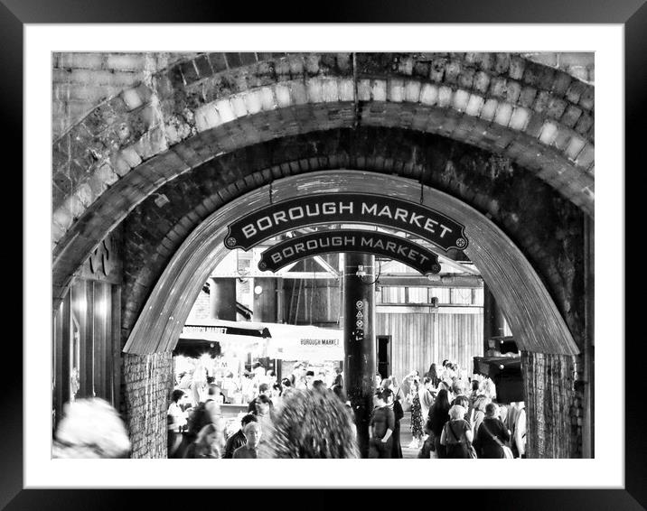 London's Borough Market Framed Mounted Print by Scott Anderson