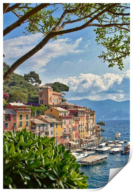 Portofino, Italy Print by Scott Anderson