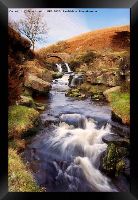 Three Shires Head in the Peak District Framed Print by Peter Lovatt  LRPS