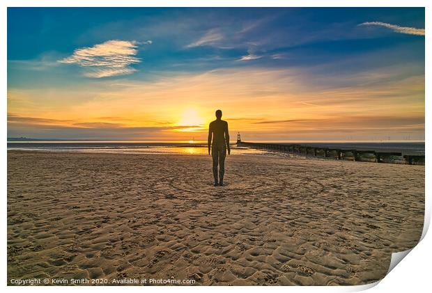 Perfect Solitude, by Anthony Gormley Print by Kevin Smith
