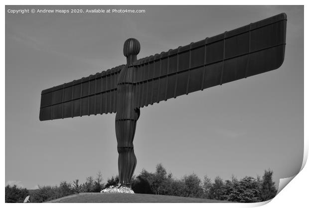 Angel of the North Statue Print by Andrew Heaps
