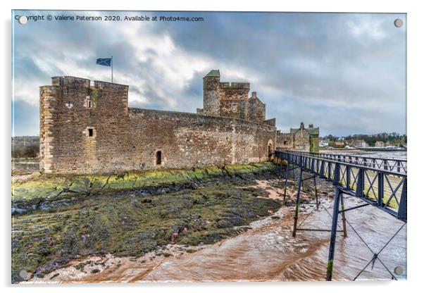 Blackness Castle Acrylic by Valerie Paterson