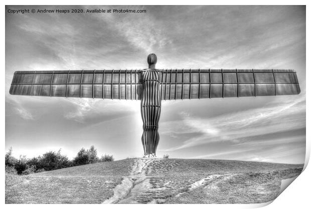 Iconic Angel of the North Print by Andrew Heaps