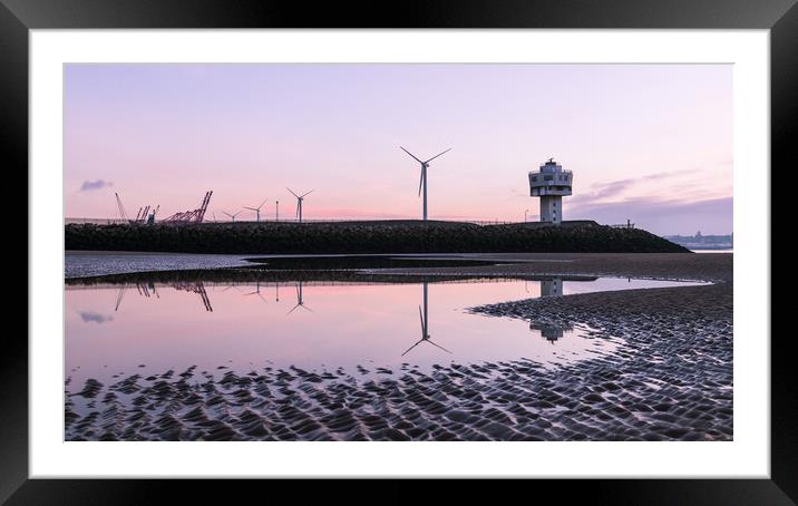 Twilight over Seaforth Dock Framed Mounted Print by Jason Wells